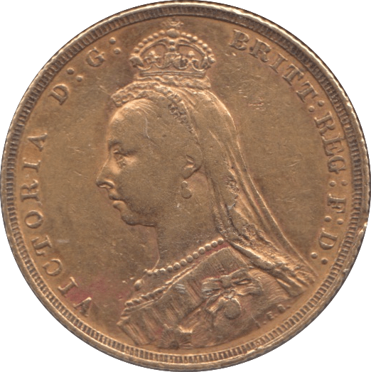 1889 GOLD SOVEREIGN ( VF ) - SOVEREIGN - Cambridgeshire Coins