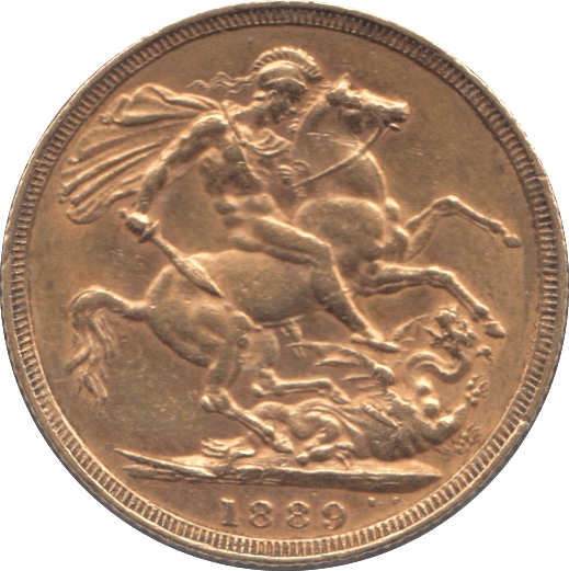 1889 GOLD SOVEREIGN ( VF ) - SOVEREIGN - Cambridgeshire Coins