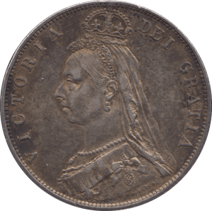 1889 HALFCROWN ( EF ) - Halfcrown - Cambridgeshire Coins