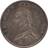 1889 HALFCROWN ( EF ) - Halfcrown - Cambridgeshire Coins
