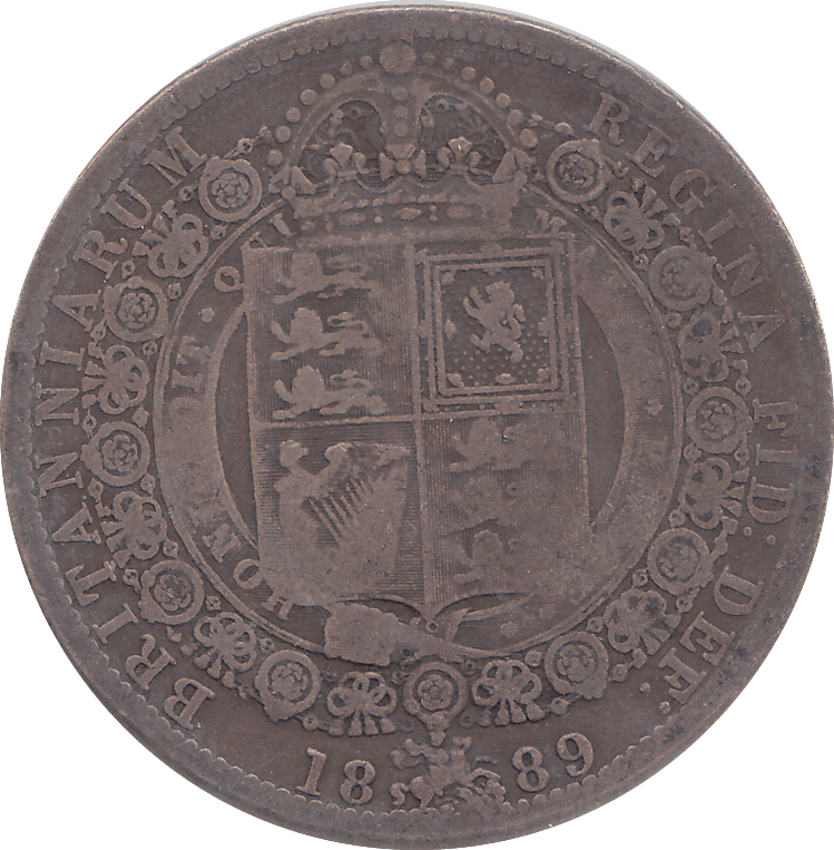 1889 HALFCROWN ( FAIR ) - HALFCROWN - Cambridgeshire Coins