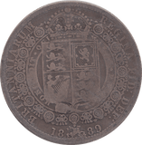 1889 HALFCROWN ( FAIR ) - HALFCROWN - Cambridgeshire Coins