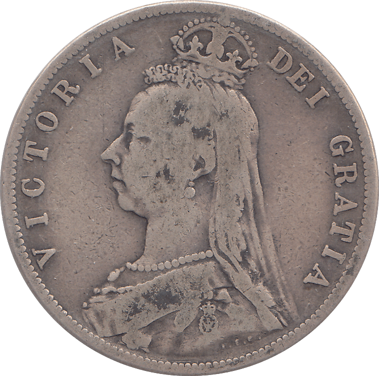 1889 HALFCROWN ( FAIR ) - HALFCROWN - Cambridgeshire Coins