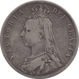 1889 HALFCROWN ( FINE ) - Halfcrown - Cambridgeshire Coins