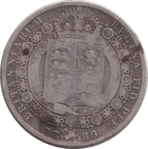 1889 HALFCROWN ( FINE ) - HALFCROWN - Cambridgeshire Coins