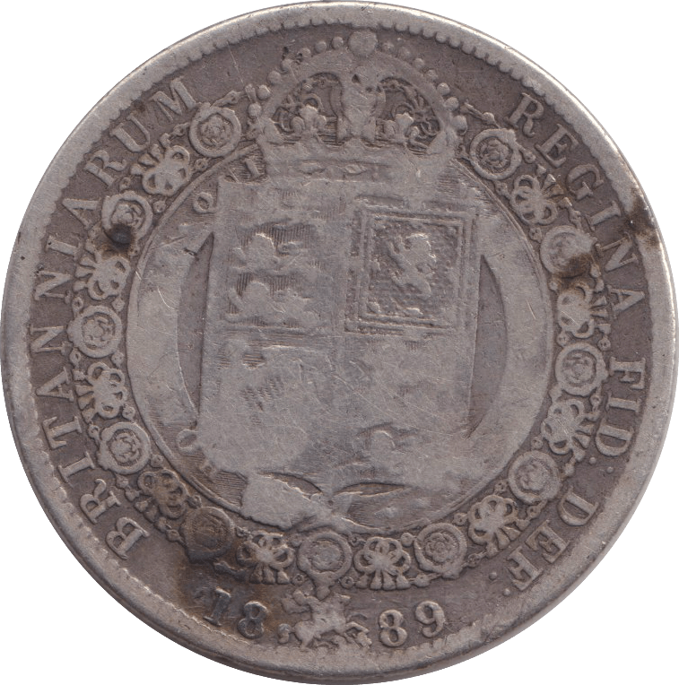 1889 HALFCROWN ( FINE ) - HALFCROWN - Cambridgeshire Coins