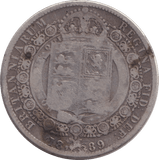 1889 HALFCROWN ( FINE ) - HALFCROWN - Cambridgeshire Coins