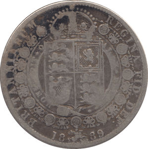 1889 HALFCROWN ( FINE ) - HALFCROWN - Cambridgeshire Coins