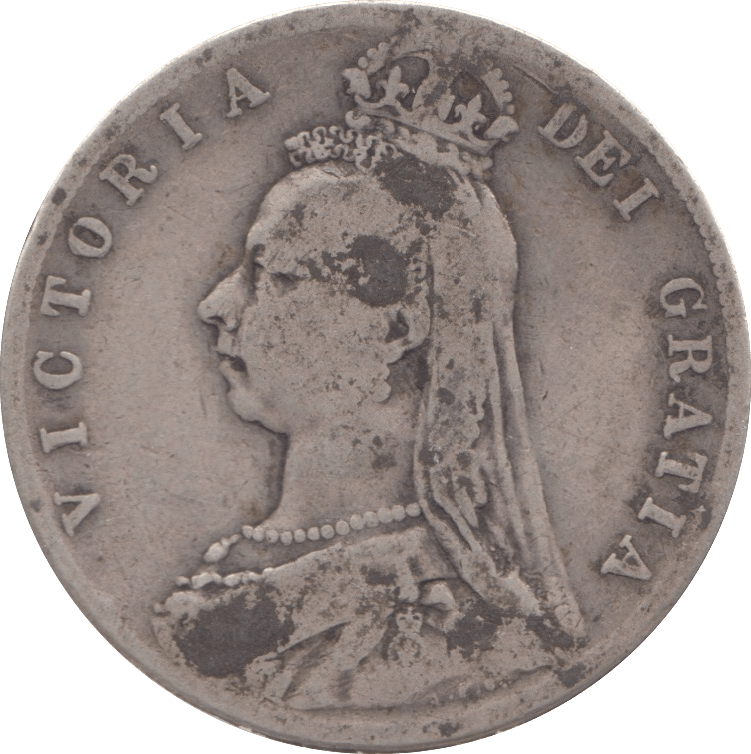 1889 HALFCROWN ( FINE ) - Halfcrown - Cambridgeshire Coins