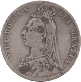 1889 HALFCROWN ( FINE ) - Halfcrown - Cambridgeshire Coins