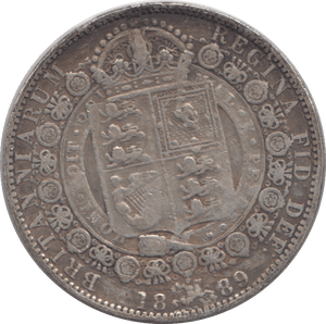 1889 HALFCROWN ( FINE ) - HALFCROWN - Cambridgeshire Coins