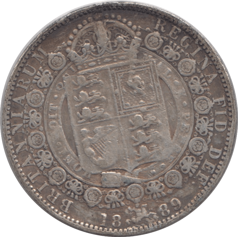 1889 HALFCROWN ( FINE ) - HALFCROWN - Cambridgeshire Coins