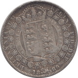 1889 HALFCROWN ( FINE ) - HALFCROWN - Cambridgeshire Coins