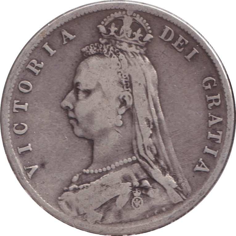 1889 HALFCROWN ( FINE ) - HALFCROWN - Cambridgeshire Coins