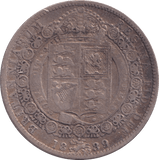 1889 HALFCROWN ( FINE ) - Halfcrown - Cambridgeshire Coins