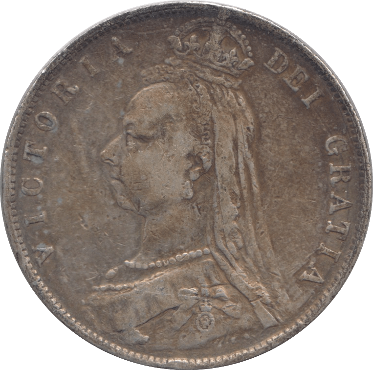 1889 HALFCROWN ( FINE ) - HALFCROWN - Cambridgeshire Coins