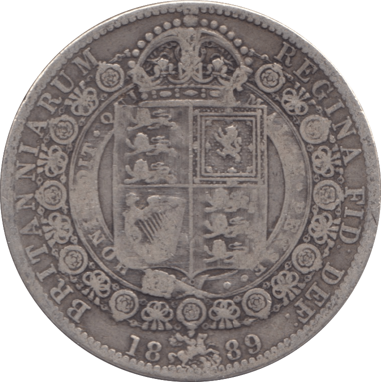 1889 HALFCROWN ( FINE ) - HALFCROWN - Cambridgeshire Coins