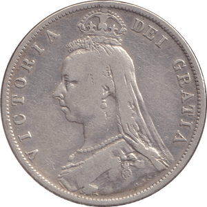 1889 HALFCROWN ( FINE ) - WORLD COINS - Cambridgeshire Coins