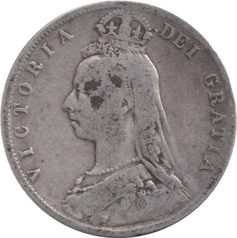 1889 HALFCROWN ( FINE ) - WORLD COINS - Cambridgeshire Coins
