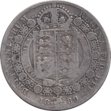 1889 HALFCROWN ( FINE ) - WORLD COINS - Cambridgeshire Coins