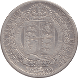 1889 HALFCROWN ( FINE ) - WORLD COINS - Cambridgeshire Coins