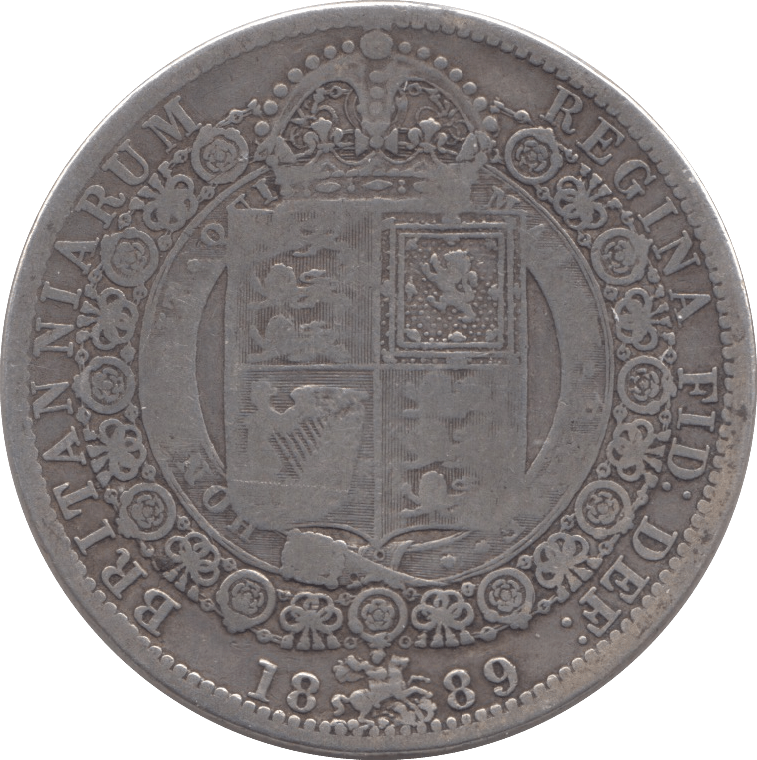 1889 HALFCROWN ( GF ) - HALFCROWN - Cambridgeshire Coins