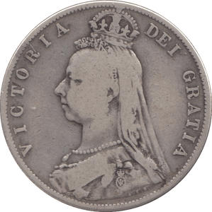 1889 HALFCROWN ( GF ) - Halfcrown - Cambridgeshire Coins