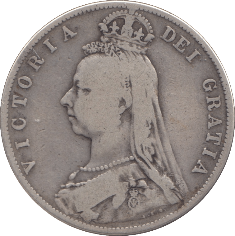 1889 HALFCROWN ( GF ) - Halfcrown - Cambridgeshire Coins