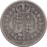 1889 HALFCROWN ( GF ) - Halfcrown - Cambridgeshire Coins