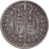 1889 HALFCROWN ( GF ) - WORLD COINS - Cambridgeshire Coins
