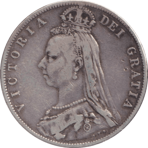 1889 HALFCROWN ( GF ) - WORLD COINS - Cambridgeshire Coins