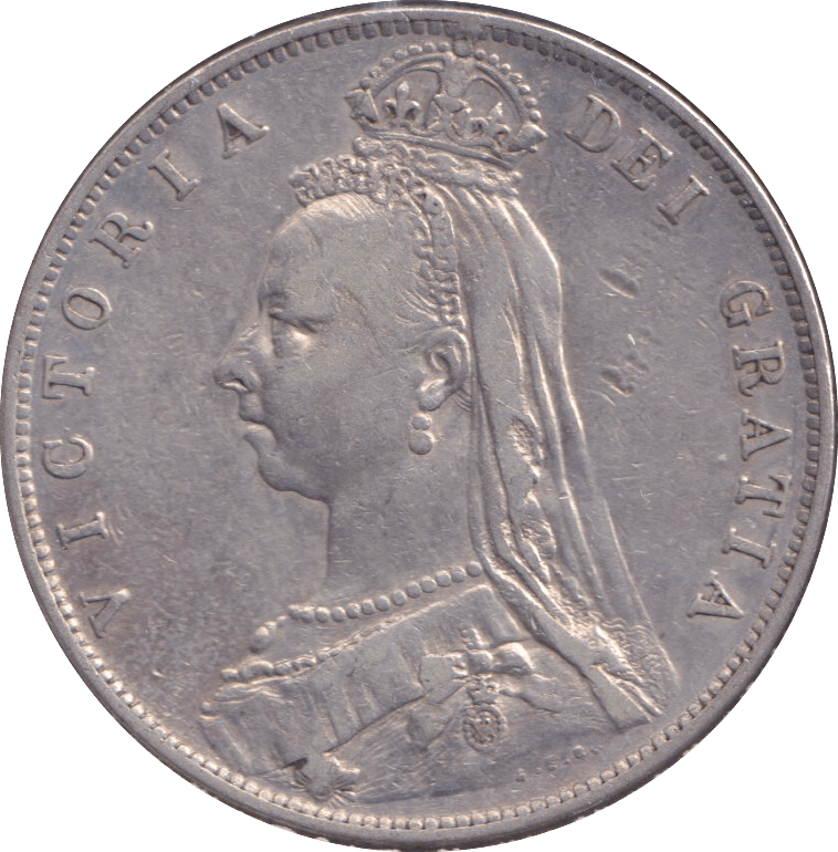 1889 HALFCROWN ( GVF ) - HALFCROWN - Cambridgeshire Coins