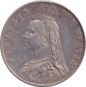 1889 HALFCROWN ( GVF ) - HALFCROWN - Cambridgeshire Coins