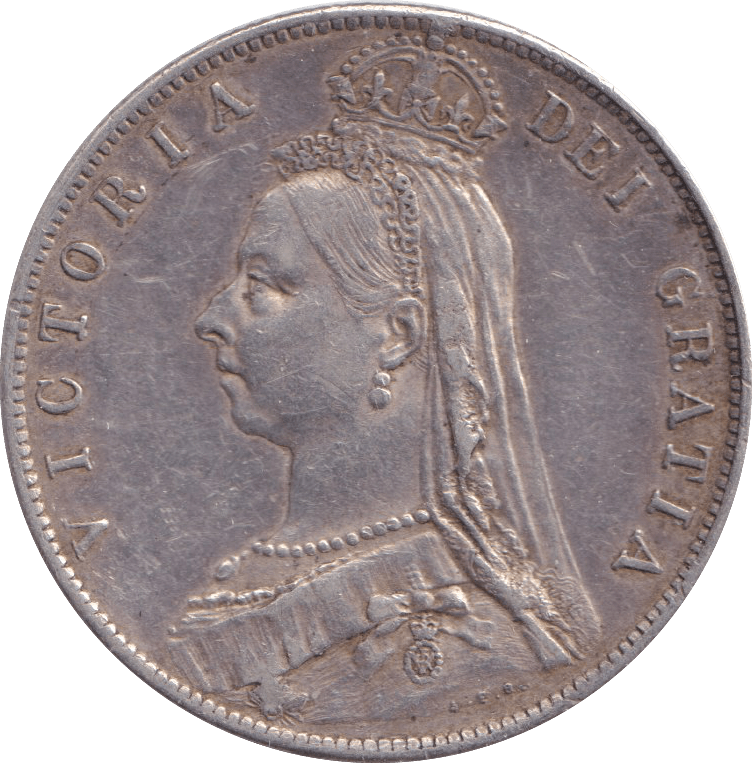 1889 HALFCROWN ( GVF ) - HALFCROWN - Cambridgeshire Coins