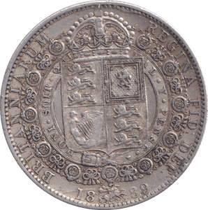 1889 HALFCROWN ( GVF ) - HALFCROWN - Cambridgeshire Coins