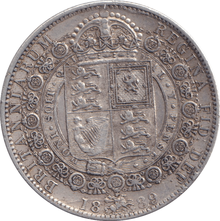 1889 HALFCROWN ( GVF ) - HALFCROWN - Cambridgeshire Coins