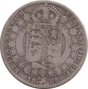 1889 HALFCROWN ( NF ) - HALFCROWN - Cambridgeshire Coins