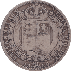 1889 HALFCROWN ( NF ) - HALFCROWN - Cambridgeshire Coins
