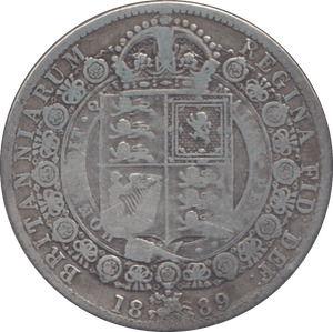 1889 HALFCROWN ( NF ) - HALFCROWN - Cambridgeshire Coins