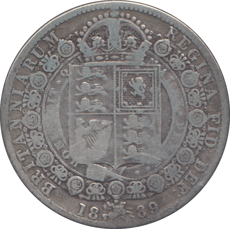 1889 HALFCROWN ( NF ) - HALFCROWN - Cambridgeshire Coins