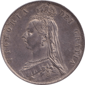 1889 HALFCROWN ( UNC ) - HALFCROWN - Cambridgeshire Coins