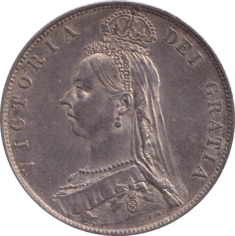 1889 HALFCROWN ( UNC ) - HALFCROWN - Cambridgeshire Coins