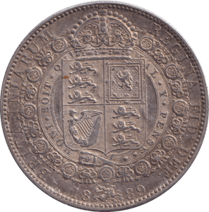 1889 HALFCROWN ( UNC ) - HALFCROWN - Cambridgeshire Coins