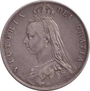 1889 HALFCROWN ( VF ) - HALFCROWN - Cambridgeshire Coins