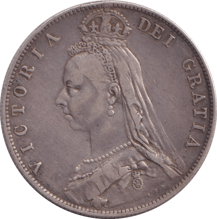1889 HALFCROWN ( VF ) - HALFCROWN - Cambridgeshire Coins
