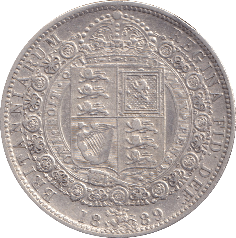 1889 HALFCROWN ( VF ) - HALFCROWN - Cambridgeshire Coins