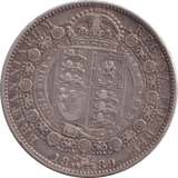 1889 HALFCROWN ( VF ) - HALFCROWN - Cambridgeshire Coins