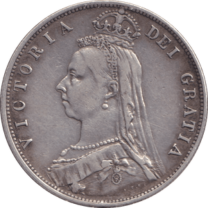 1889 HALFCROWN ( VF ) - HALFCROWN - Cambridgeshire Coins