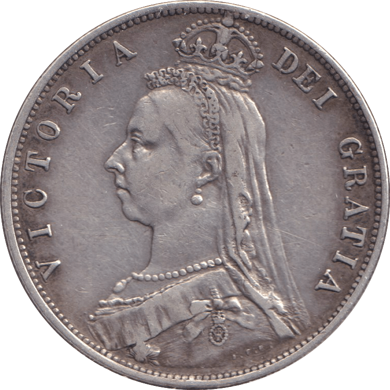 1889 HALFCROWN ( VF ) - HALFCROWN - Cambridgeshire Coins