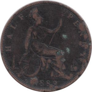 1889 HALFPENNY ( NF ) - Halfpenny - Cambridgeshire Coins